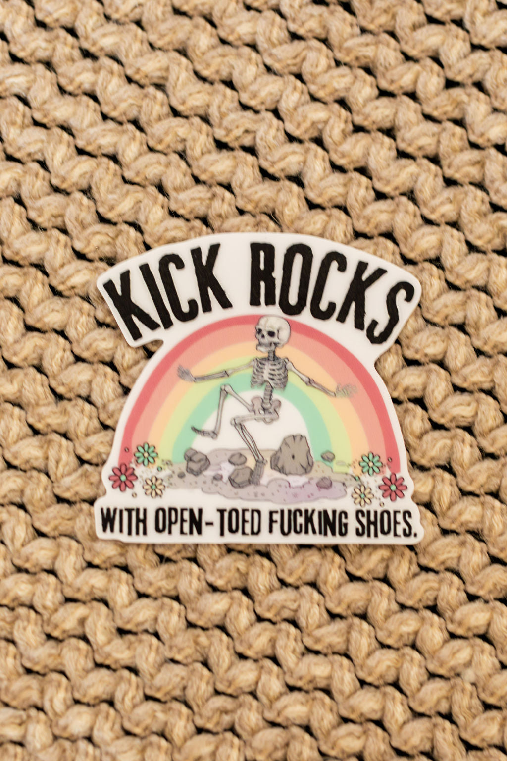 Kick Rocks Sticker
