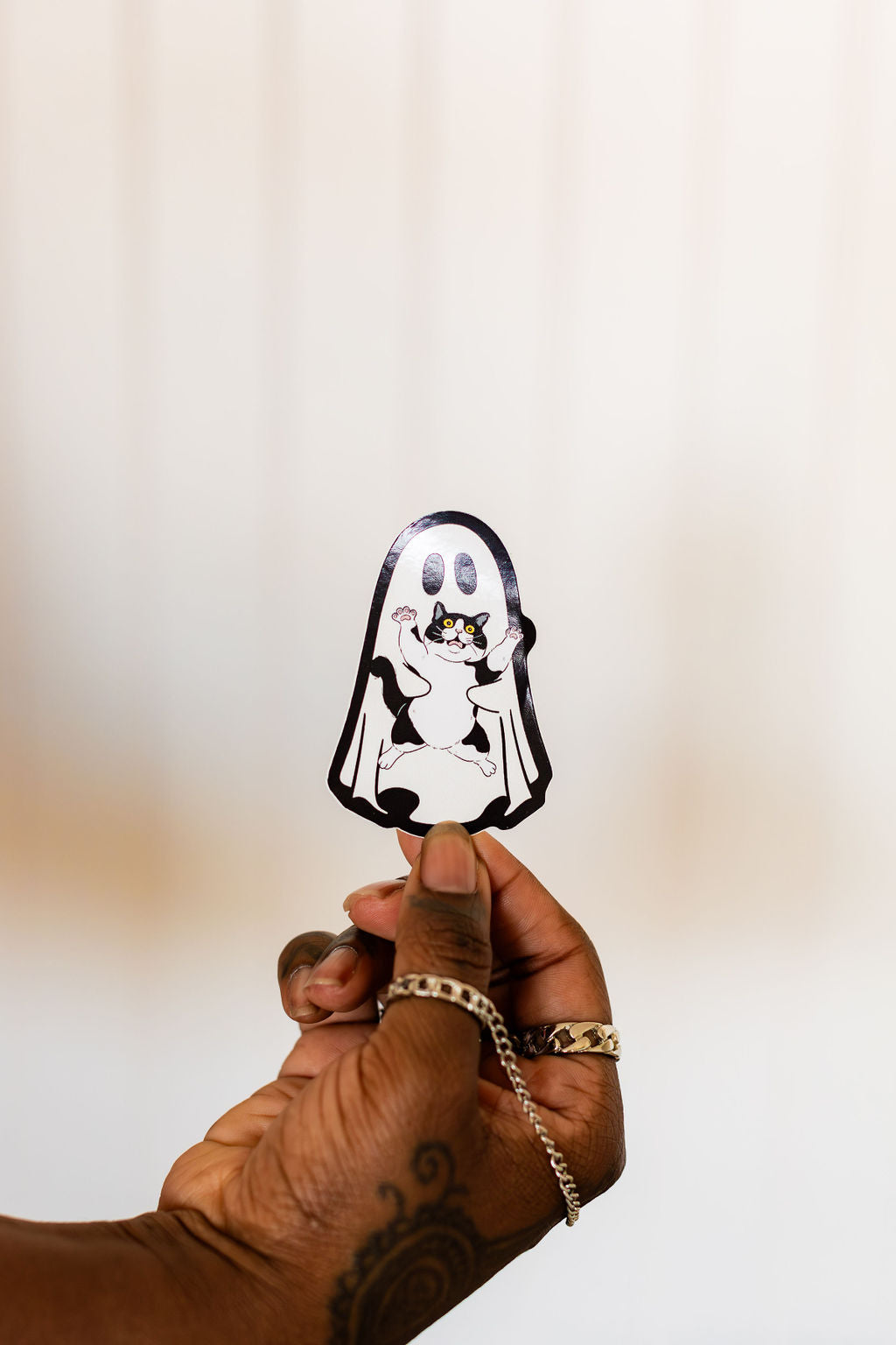 Ghost Kitty Sticker